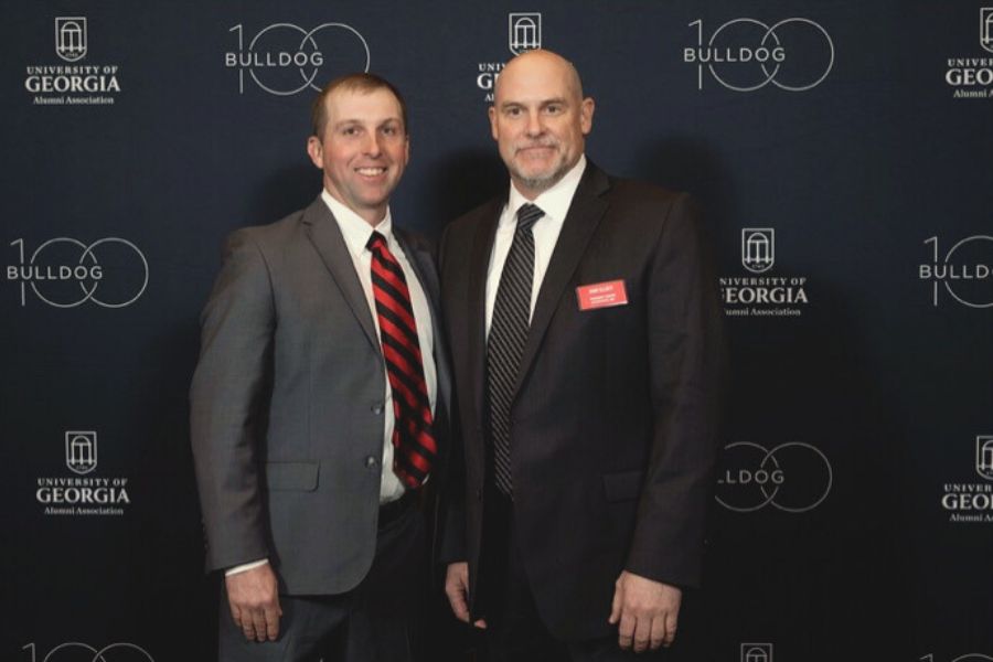 Dr. Pike and Dr. Elliott at the History 2022 Bulldog 100 Celebration Dr. Pike and Dr. Elliott at the History 2022 Bulldog 100 Celebration